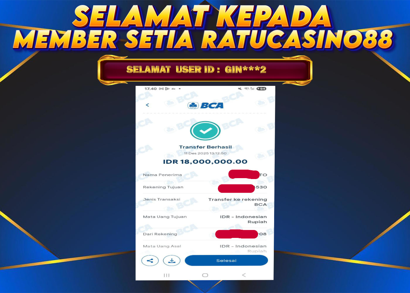 WITHDRAWAL MEMBER 152